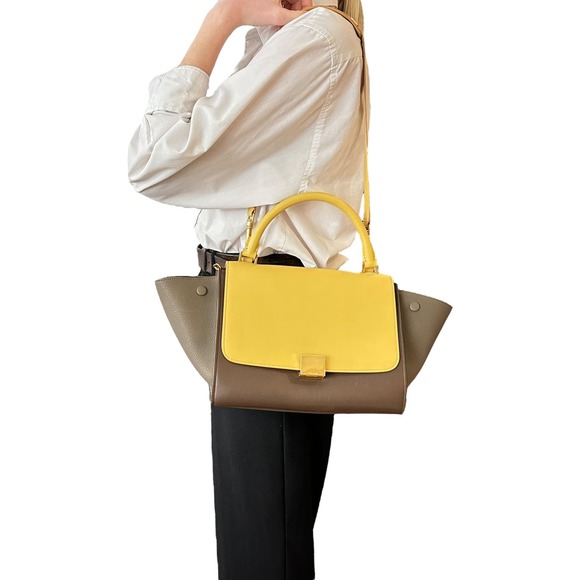 Celine Trapeze Tricolor 2-Way Bag - Picture 3 of 9